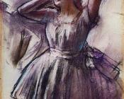 埃德加 德加 : Dancer with Left Art Raised